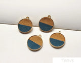 6pcs Faux Leather Retro Pendant Earrings