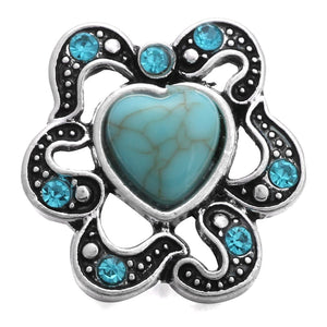 6pcs/lot 18mm Snap Buttons - Cross Wing Hand Butterfly Tree Flower Metal Snap