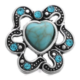 6pcs/lot 18mm Snap Buttons - Cross Wing Hand Butterfly Tree Flower Metal Snap