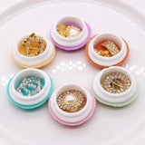 6pcs Candy Macarons Storage Boxes Mini Gift Package Box