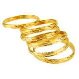 6pcs Ethiopian Bangles Dubai Jewelry For Bangles & Bracelets