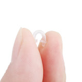 6pcs Clear Acrylic Nose Lip Retainer Bar Piercings