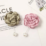 6pcs Flower Brooches Muslim Hijab Brooch Pins Decoration Lapel Pins