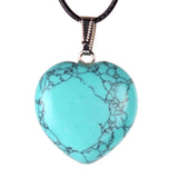 6pcs Green Turquoise Forever Love Heart Charms Pendants DIY Making