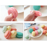 6pcs Macaron Jewelry Box Ring Pendant Bead Storage Resin Pill Case