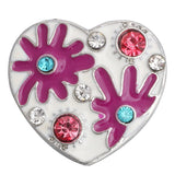 6pcs Metal Snap Button Rhinestone Crystal Fit Snap Jewelry DIY Accessories
