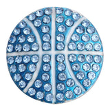 6pcs Metal Snap Button Rhinestone Crystal Fit Snap Jewelry DIY Accessories
