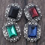 6pcs Metal Snap Jewelry Crystal Button 18mm Snap Bracelets Bangles