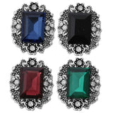 6pcs Metal Snap Jewelry Crystal Button 18mm Snap Bracelets Bangles