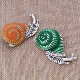 6pcs Mixed 18mm Metal Snap Button Jewelry Snails Snap Fit Bracelet Bangles
