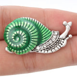 6pcs Mixed 18mm Metal Snap Button Jewelry Snails Snap Fit Bracelet Bangles