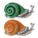 6pcs Mixed 18mm Metal Snap Button Jewelry Snails Snap Fit Bracelet Bangles