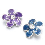 6pcs Snap Button Jewelry Bracelet Charm Crystal Rhinestone 18mm Snap Buttons