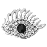 6pcs Snap Buttons Jewelry 18MM Crystal Fit Snap Bracelets Women ZA1214