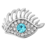 6pcs Snap Buttons Jewelry 18MM Crystal Fit Snap Bracelets Women ZA1214