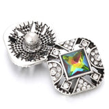 6pcs/lot Snap Buttons Jewelry 18MM Hollow Snap Button Jewelry for Women