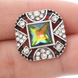 6pcs/lot Snap Buttons Jewelry 18MM Hollow Snap Button Jewelry for Women