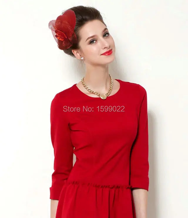 6pcs Pink Rose Flower Hairpins for Women Girls