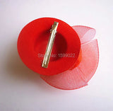 6pcs Pink Rose Flower Hairpins for Women Girls