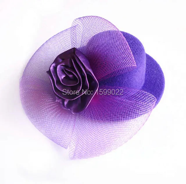 6pcs Pink Rose Flower Hairpins for Women Girls