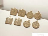 6pcs Abstract Face Pendant Earrings DIY Material Accessories