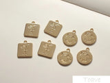 6pcs Abstract Face Pendant Earrings DIY Material Accessories