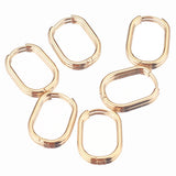 6pcs Stainless Steel Earrings Ear Hooks Gold-Plate Hoop Findings