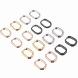 6pcs Stainless Steel Earrings Ear Hooks Gold-Plate Hoop Findings