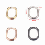6pcs Stainless Steel Earrings Ear Hooks Gold-Plate Hoop Findings