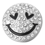 6pcs Mixed Rhinestone 18mm Snap Button Jewelry Set