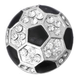 6pcs Mixed Rhinestone 18mm Snap Button Jewelry Set