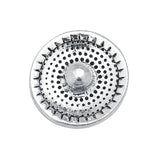 6pcs Mixed Metal 18mm Snap Buttons with Rhinestone for Snap Bracelets