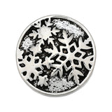 6pcs Mixed Metal 18mm Snap Buttons with Rhinestone for Snap Bracelets