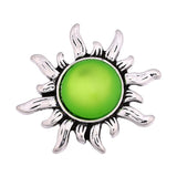 6pcs Mixed Metal 18mm Snap Buttons w/ Rhinestone for Bracelets Bangles