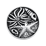 6pcs Mixed Metal 18mm Snap Buttons with Rhinestone for Snap Bracelets