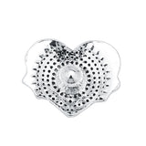 6pcs Mixed Metal 18mm Snap Buttons with Rhinestone for Snap Bracelets Bangles