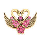 6pcs Mixed Metal 18mm Rhinestone Snap Buttons for Snap Bracelets