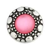 6pcs Mixed Metal 18mm Rhinestone Snap Button Jewelry for Snap Bracelets