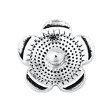 6pcs Mixed Metal 18mm Snap Buttons with Rhinestones for Snap Bracelets