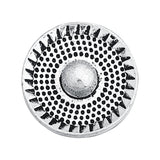 6pcs Mixed Metal 18mm Rhinestone Snap Button Jewelry for Snap Bracelets