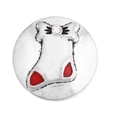 6pcs Mixed Metal Snap Buttons with Rhinestone for 18mm Snap Bracelets