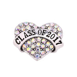 6pcs Mixed Metal 18mm Snap Buttons with Rhinestone for Snap Bracelets Bangles