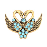 6pcs Mixed Metal 18mm Rhinestone Snap Buttons for Snap Bracelets