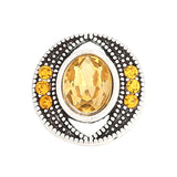 6pcs Rhinestone Snap Button Jewelry for 18mm Snap Bracelets
