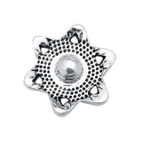 6pcs Snap Button Jewelry 18mm Rhinestone Button for Snap Bracelets Bangles