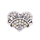 6pcs Mixed Metal 18mm Snap Buttons with Rhinestone for Snap Bracelets Bangles