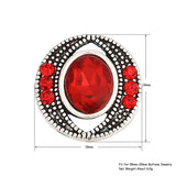 6pcs Rhinestone Snap Button Jewelry for 18mm Snap Bracelets