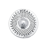 6pcs Mixed Metal 18mm Snap Buttons with Rhinestones for Bracelets