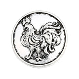 6pcs Mixed Metal 18mm Snap Buttons with Rhinestone for Snap Bracelets