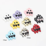6pcs Enamel Cat Charms For DIY Jewelry Making